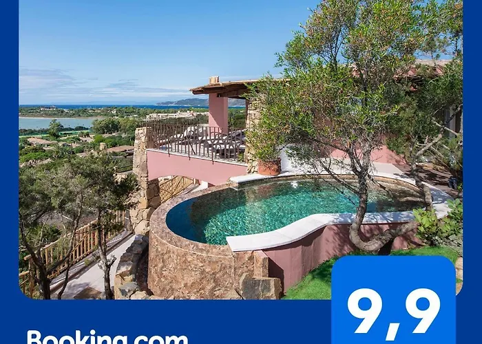 Mannus - Splendida Vista Mare Con Piscina 别墅